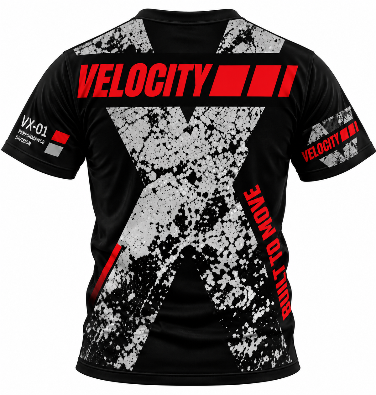 Velocity-Black - Unisex AOP Oversized Tee