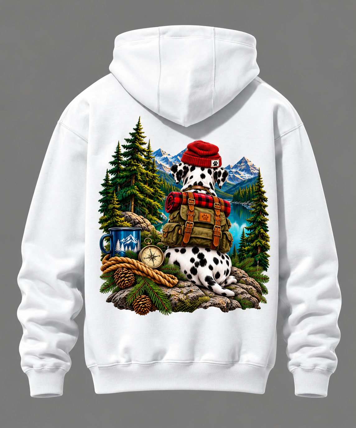Dalmatian Explorer - Unisex Hoodie