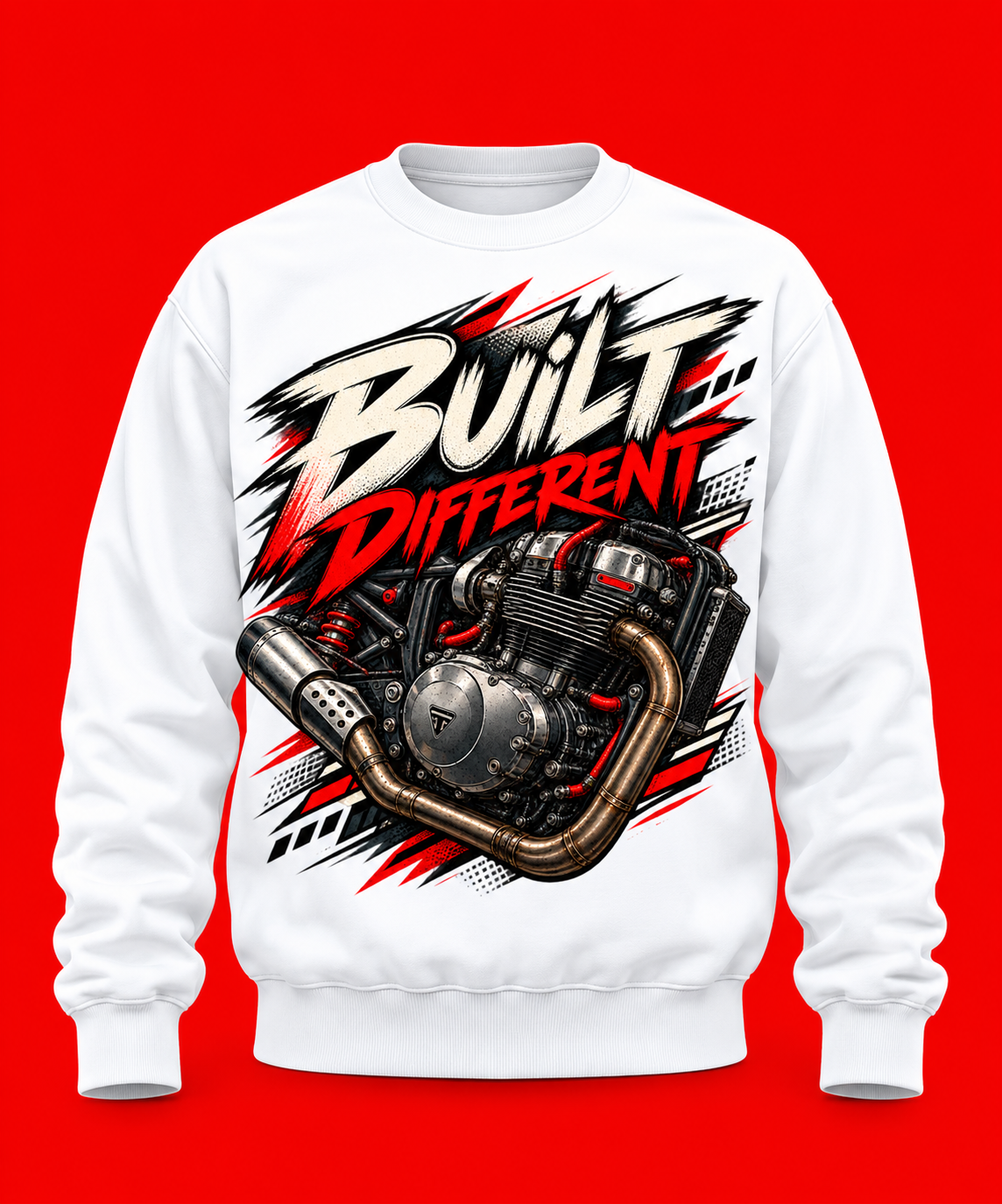 Built Different - Unisex AOP Sweatshirt