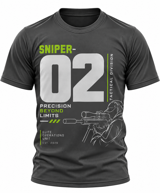 Sniper - Unisex AOP Oversized Tee