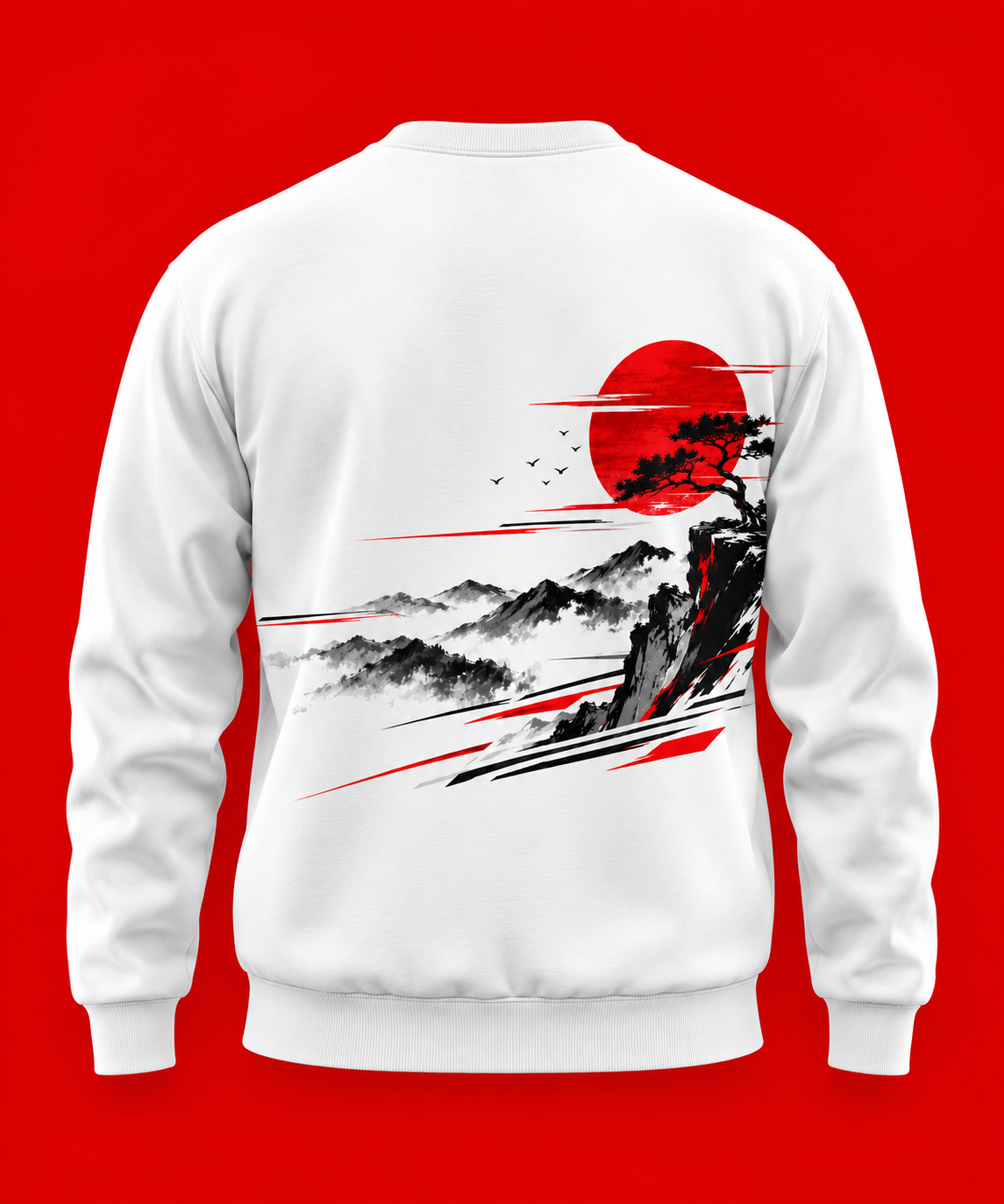 Red Sun - Unisex AOP Sweatshirt