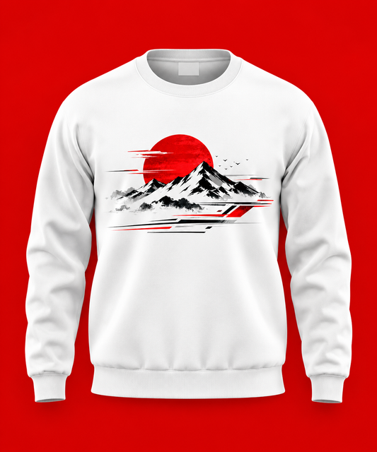 Red Sun - Unisex AOP Sweatshirt