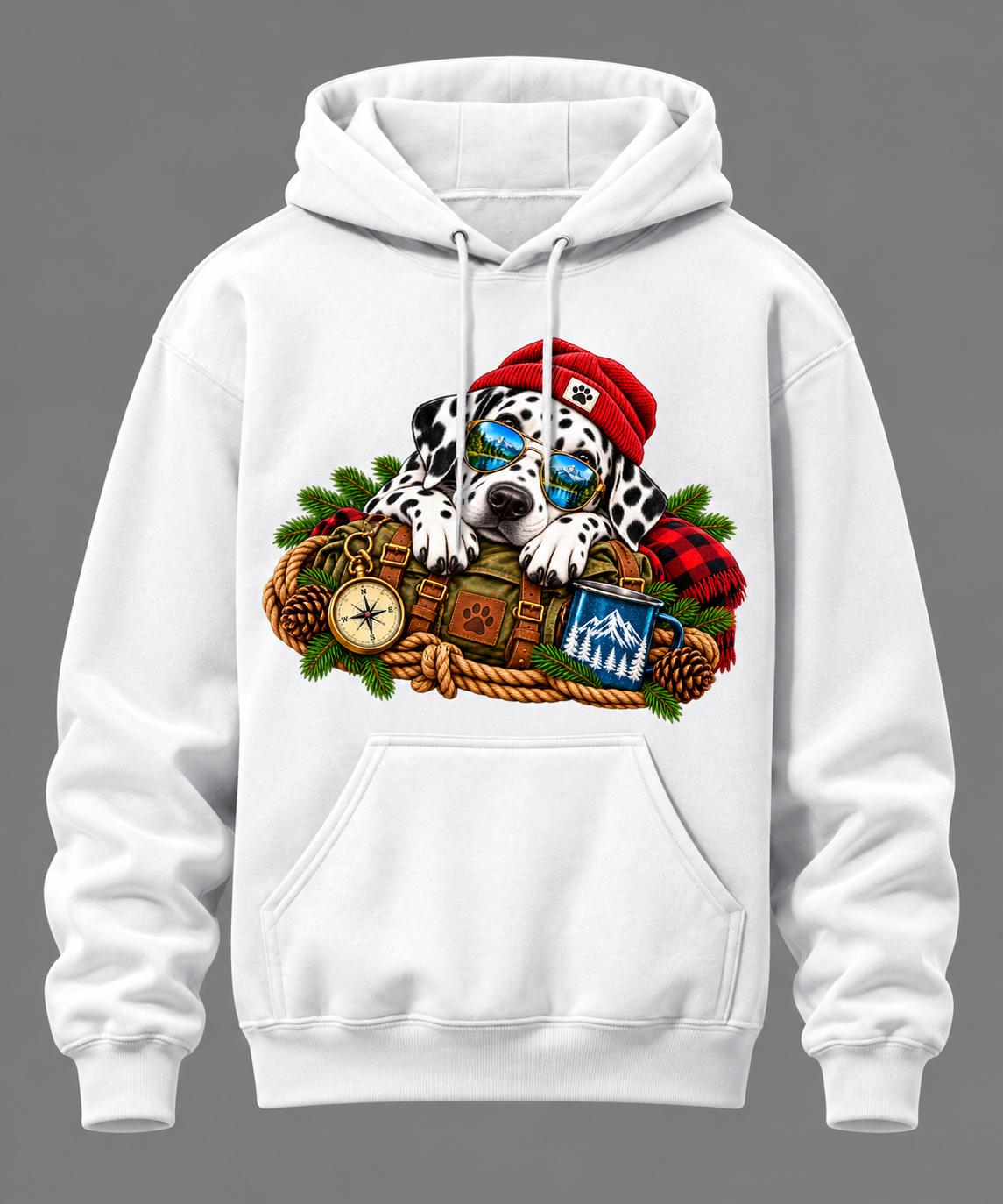 Dalmatian Explorer - Unisex Hoodie