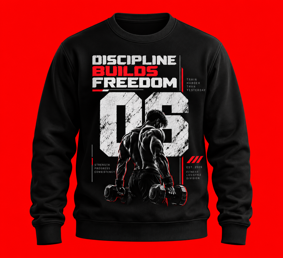 Discipline - Unisex AOP Sweatshirt
