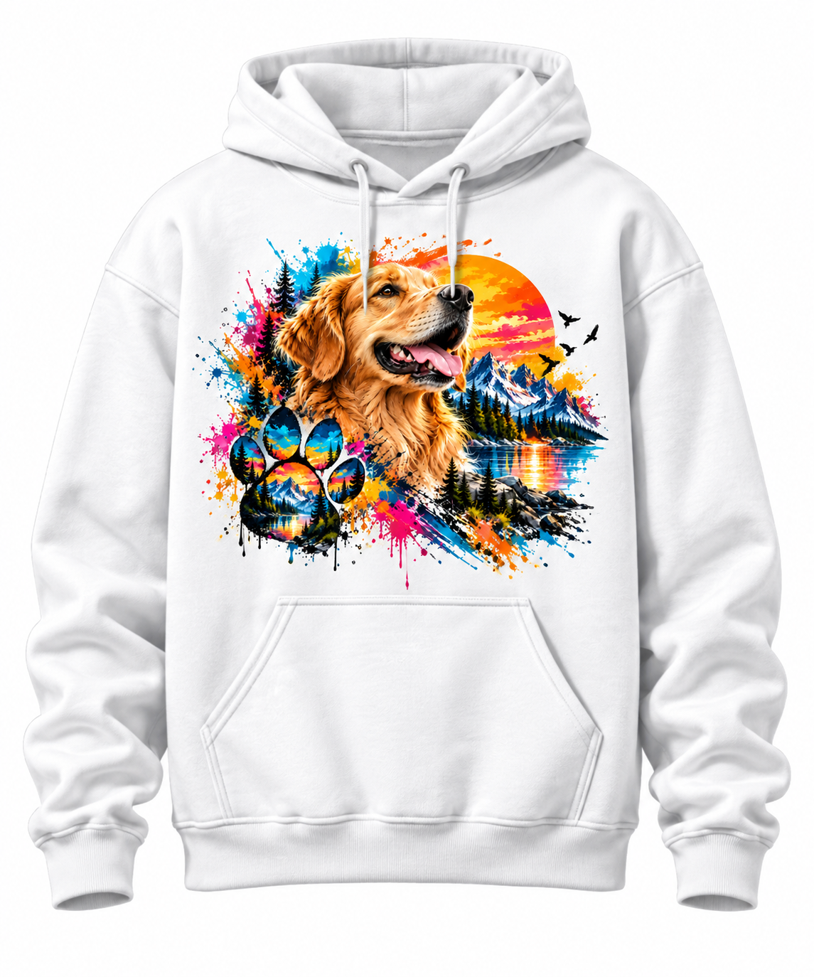 Golden Retriever Adventure - Unisex Hoodie