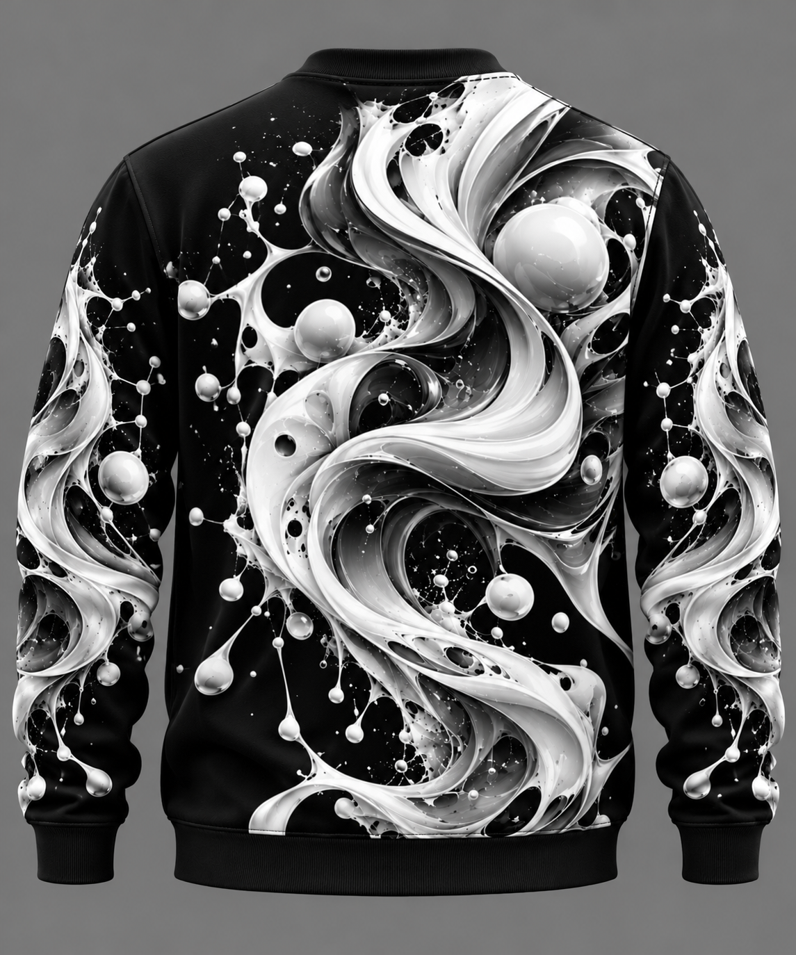 Monochrome Vortex - Unisex Sweatshirt