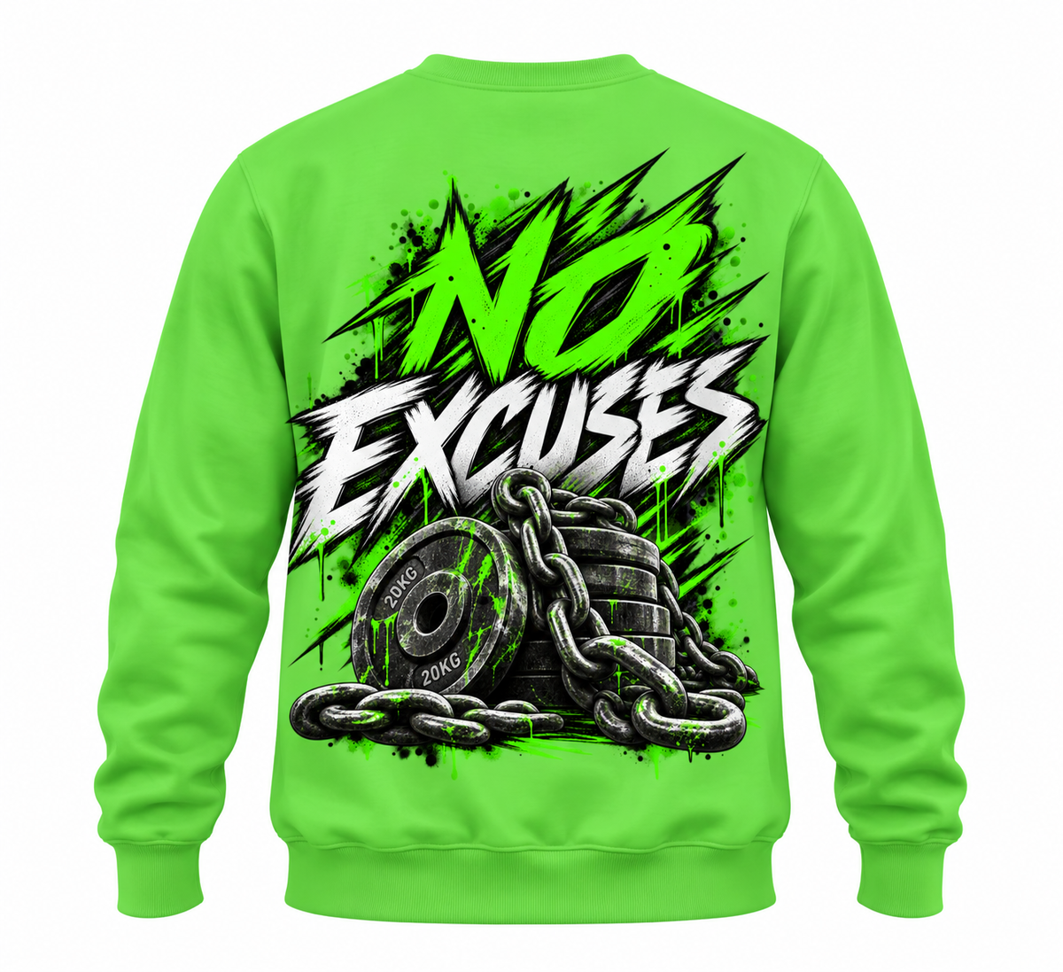 No Excuse - Unisex AOP Sweatshirt