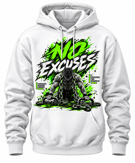No Excuses Green - Unisex Hoodie