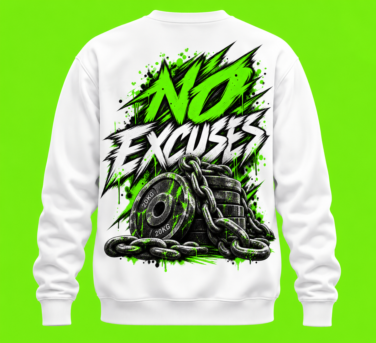 No Excuse - Unisex AOP Sweatshirt