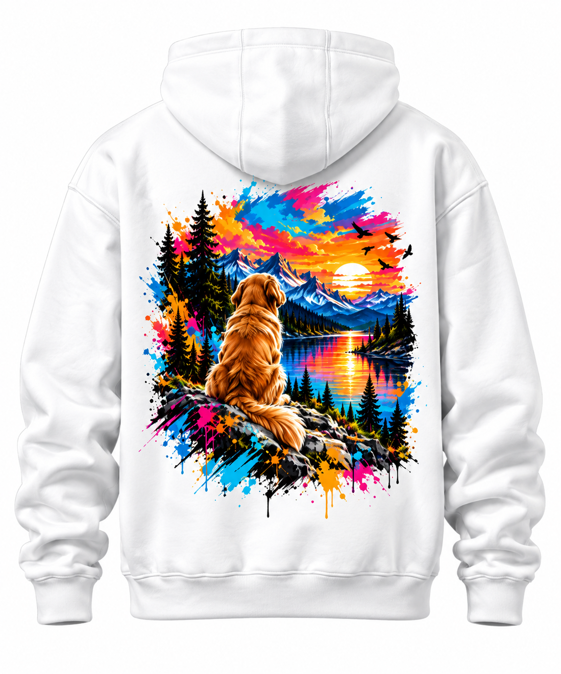 Golden Retriever Adventure - Unisex Hoodie