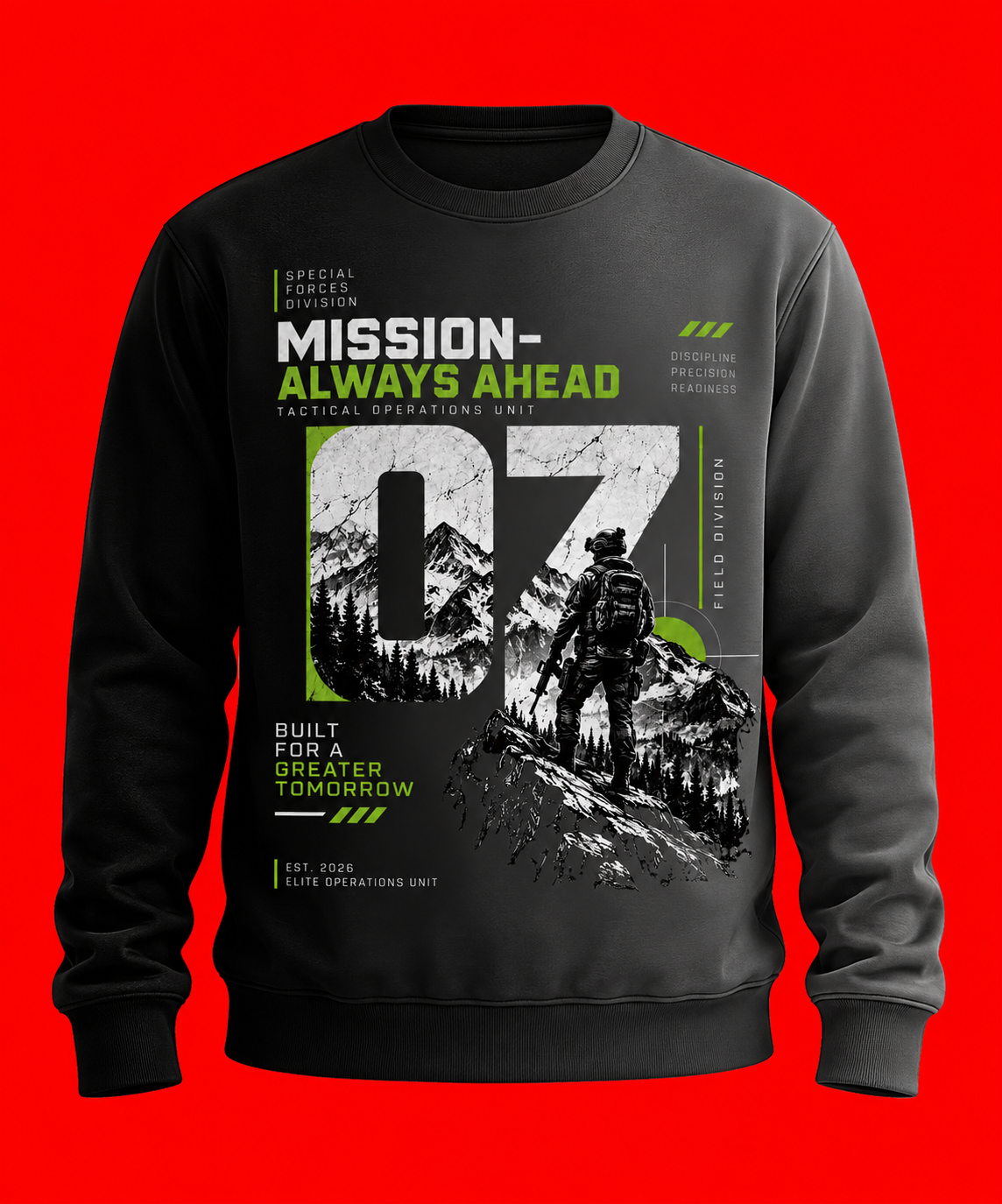 Mission 07 - Unisex AOP Sweatshirt