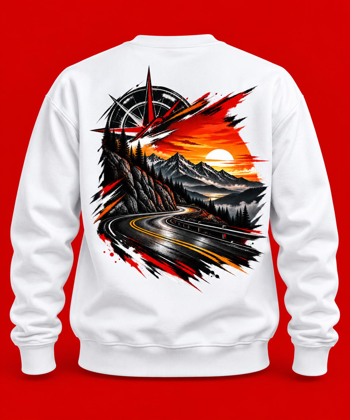 Ride All Day - Unisex AOP Sweatshirt